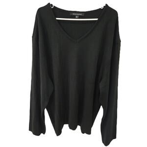 Design Collective Size 3XL Men's Black V Neck Sweatshirt